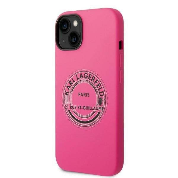 Karl Lagerfeld KLHCP14MSRSGRCF iPhone 14 Plus 6.7 hardt etui rosa/rosa Silikon RSG