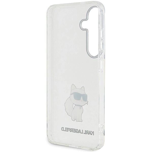 Karl Lagerfeld IML Choupette deksel til Samsung Galaxy S24 - gjennomsiktig