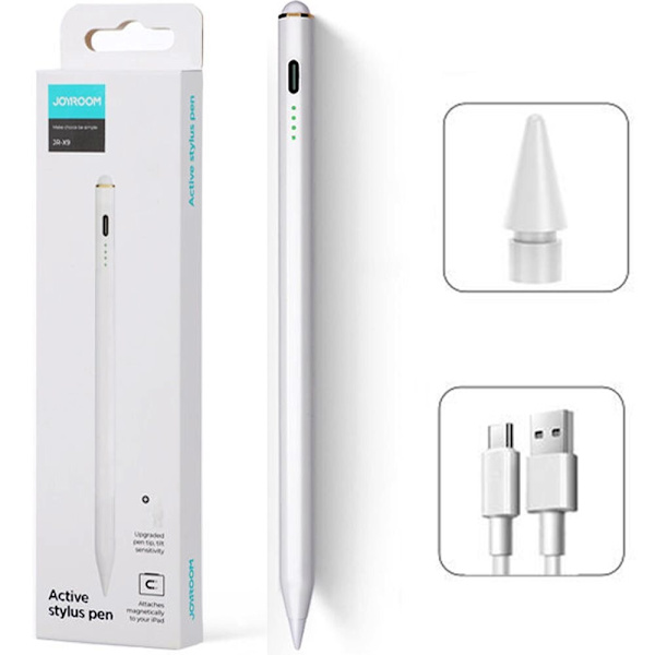 Joyroom JR-X9 aktiv penn for Apple iPad hvit (JR-X9)