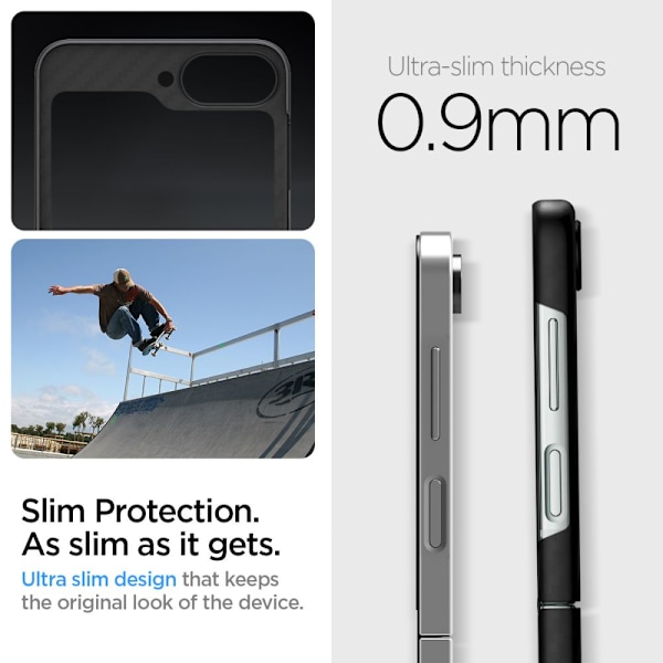 SPIGEN AIRSKIN GALAXY MED FLIP 6 ARAMID BLACK