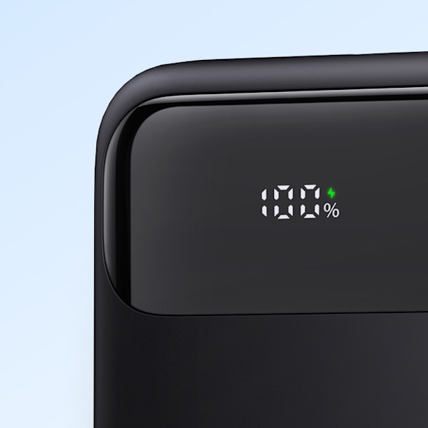 MCDODO POWERBANK 20000MAH MED DISPLAY USB USB-C 22,5W + LIGHTNING-KABEL