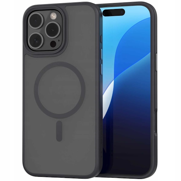 Spacecase Hybrid Case För Iphone 16 Pro Max Black