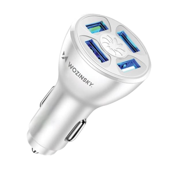 Wozinsky WCCAW 50W 4x USB-A QC billader - hvit