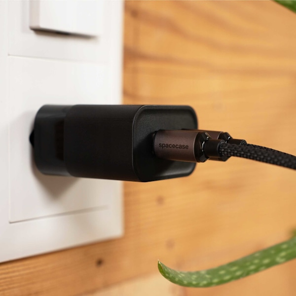 Rymdfölj Usb-C Till Usb-C-Kabel 2M 60W För Telefon Tabbletter 2025