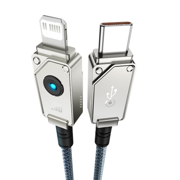 USB C - Lightning Baseus uknuselig 20 W 480 Mb/s 1 m kabel - hvit
