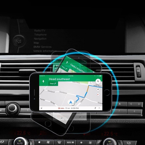 SPIGEN QS24 MAGNETISK CD CAR MONTERINGSHOLDER