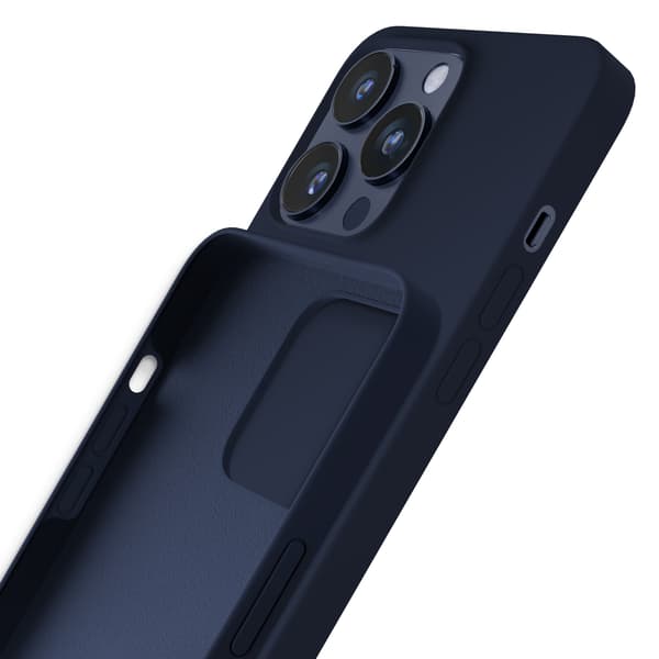 APPLE IPHONE 15 PRO MAX - 3MK SILICONE CASE DARK NAVY