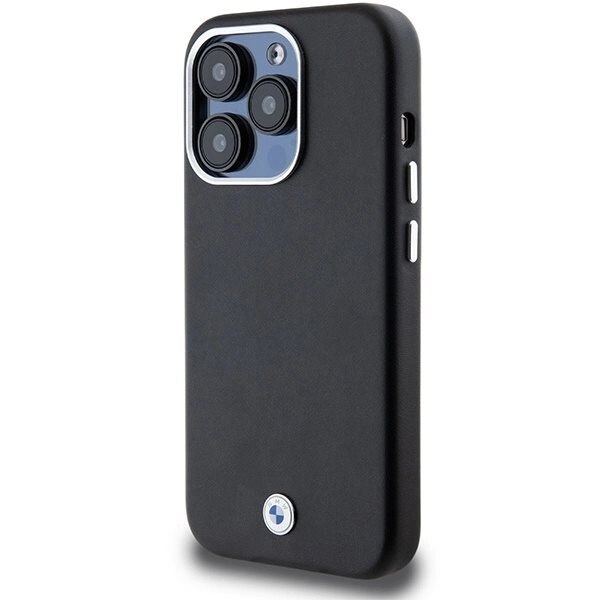 BMW SIGNATURE WRAPPED METAL MAGSAFE ETUI TIL IPHONE 14 PRO MAX - SORT
