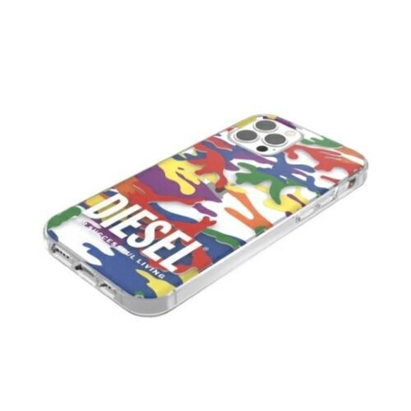 Diesel Clear Case Pride Camo AOP iPhone 12 Pro Max flerfärgad/färgglad 44333