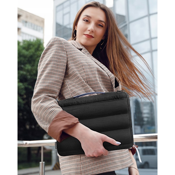 Innostyle Laptopväska För Kvinnor 15 6 16 Vattentät Stratus Sleeve Svart