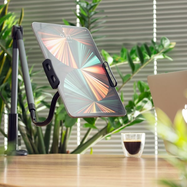 WOZINSKY LANG FLEKSIBEL TELEFON OG TABLETHOLDER SORT