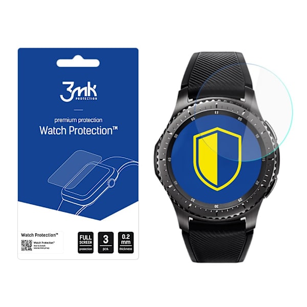 Samsung Gear S3 Frontier - 3mk Watch Protection v. FlexibleGlass Lite