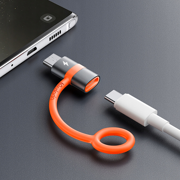 MCDODO ADAPTER ADAPTER USB-C TILL MIKRO-USB TILL USB TYP C 3A 480MBPS