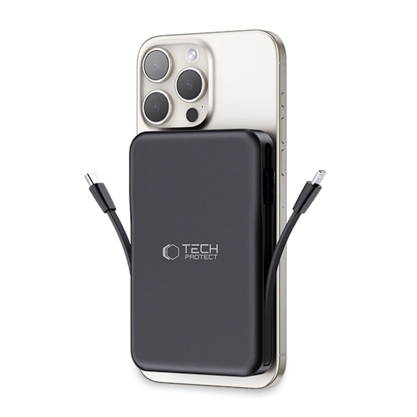 TECH-PROTECT PB31 LIFEMAG MAGSAFE POWER BANK 10000MAH SVART
