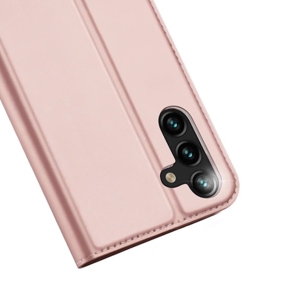 Dux Ducis Skin Pro beskyttelsesdeksel Samsung Galaxy A14 4G / 5G Flip Cover Card Lommebokholder Rosa