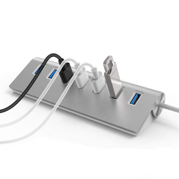 USB HUB SPLITTER PORT SPLITTER AKTIV STRÖM SNABB 7X USB 3.0