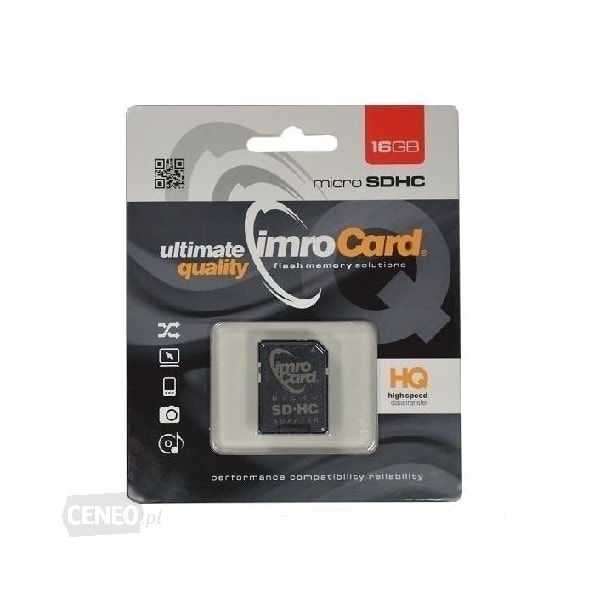 16GB Imro+ adp microSD-minneskort