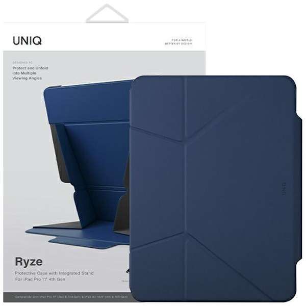Uniq Ryze-deksel for iPad Pro 11 (2021-2022) / Air 10.9 (2020-2022) - Blå