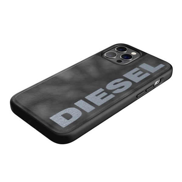 Dieselgjutet skal Bleached Denim iPhone 12/12 Pro grå-vit/grå-vit 44297