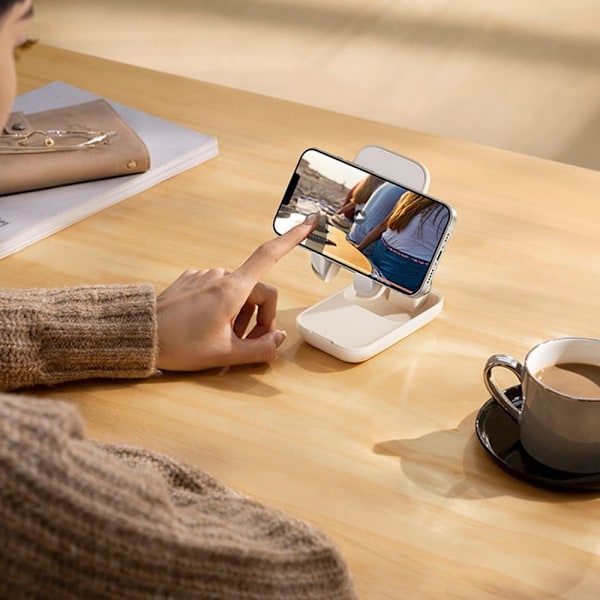 Baseus Seashell Series Justerbar Telefonholder - Svart