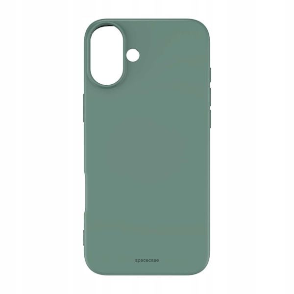 Spacecase Silikonfodral För Iphone 16 Plus Mörkgrönt Skydd