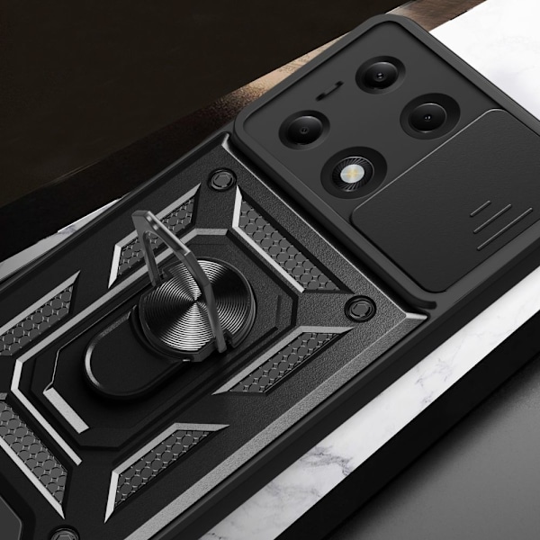 TECH-PROTECT CAMSHIELD PRO XIAOMI REDMI NOTE 13 PRO 4G / LTE / POCO M6 PRO 4G / LTE SORT