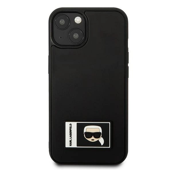 KARL LAGERFELD IKONIK PATCH COVER TIL IPHONE 13 - SORT