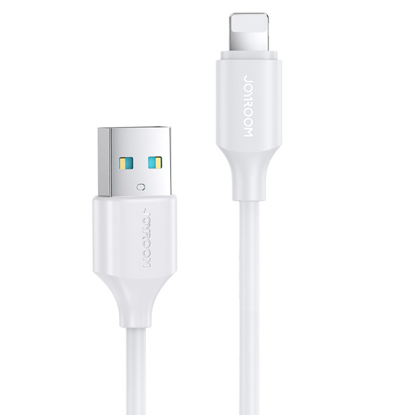 Joyroom USB-lade-/datakabel - Lightning 2,4A 0,25m svart (S-UL012A9)