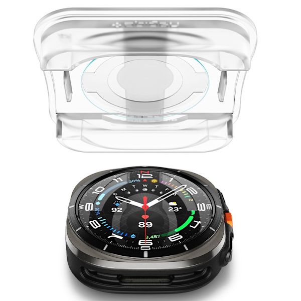 HÆRDET GLAS SPIGEN GLAS.TR "EZ-FIT" 2-PAKKET GALAXYUR ULTRA (47 MM) KLAR