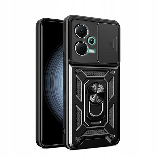 Spacecase Case Cover Till Xiaomi Poco X5 Redmi Note 12 5G Svart