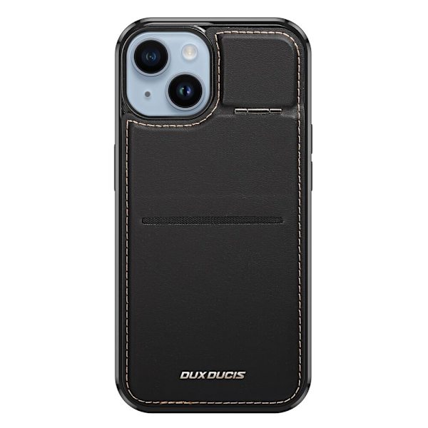 Dux Ducis Rafi Mag lommebokdeksel med 3-i-1-stativ for iPhone 14 Plus med MagSafe og RFID-blokkering - svart
