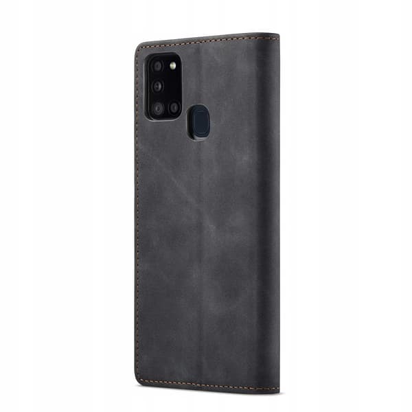 Spacecase Pålbocksväska För Samsung Galaxy A21S Skydd Svart