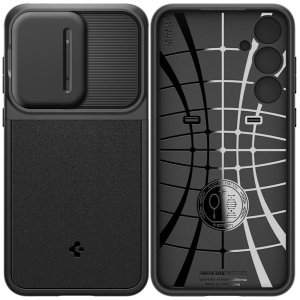 SPIGEN OPTIK ARMOR ETUI TIL SAMSUNG GALAXY A55 5G - SORT