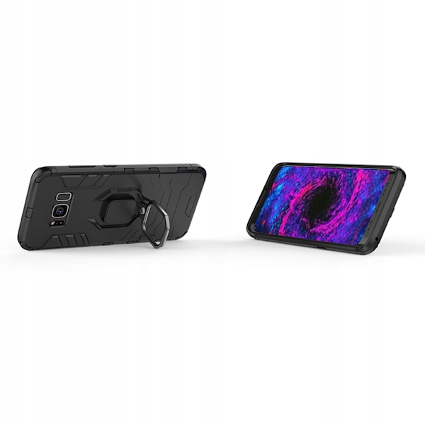 Spacecase Case X-Ring Galaxy S8 Svart Skydd För Samsung Telefon