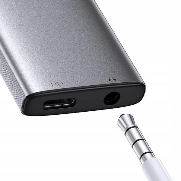 MCDODO ADAPTER USB-C MINIJACK 3,5MM AUX KABELADAPTER FOR SAMSUNG DAC