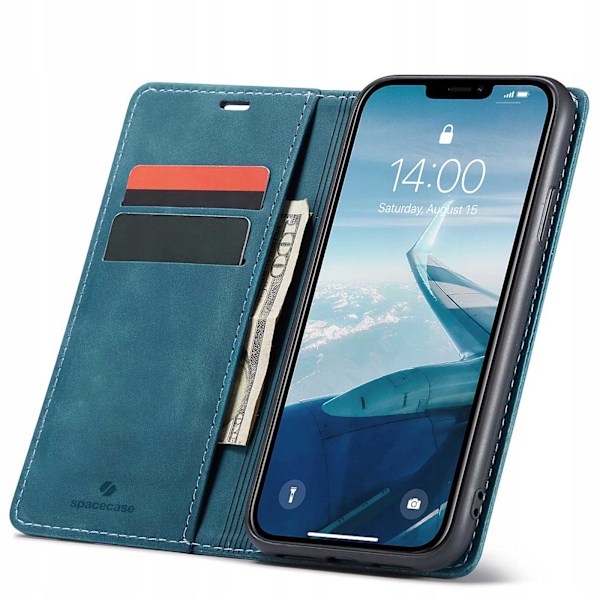 Spacecase Fodral Pålånsfodral För Iphone 11 Blå Med Pålånsfunktion
