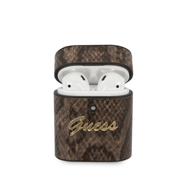 Gjett GUACA2PUSNSMLBR AirPods deksel brun/brun Python Collection