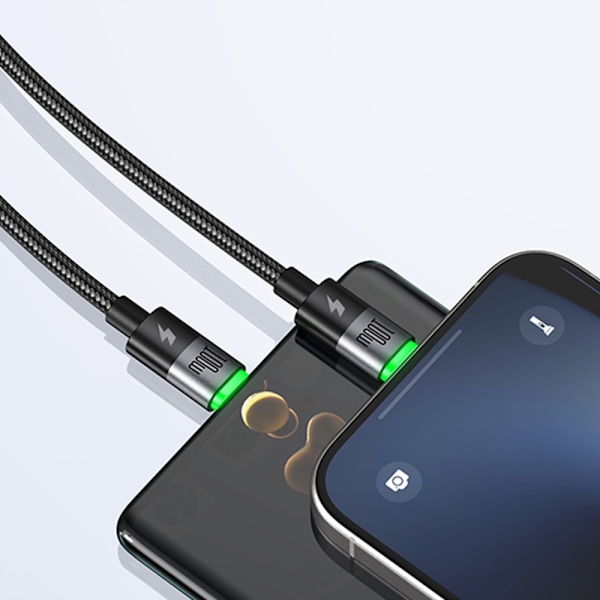 MCDODO USB-C 2IN1 SNABBLADDNINGSKABEL FÖR IPHONE 14 MACBOOK LED 100W 2M