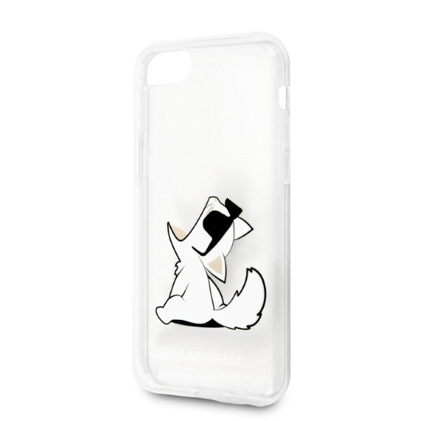 Karl Lagerfeld KLHCI8CFNRC iPhone 7/8 SE 2020 / SE 2022 hardt etui gjennomsiktig Choupette Fun