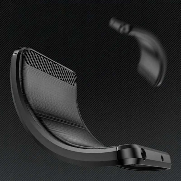 Spacecase Cover Carbon Cover För Oneplus 12 Svart Tpu-Skydd