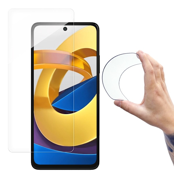 Wozinsky Nano Flexi Hybrid fleksibelt glassfilm herdet glass Xiaomi Redmi Note 11T 5G / Redmi Note 11S 5G / Poco M4 Pro 5G gjennomsiktig