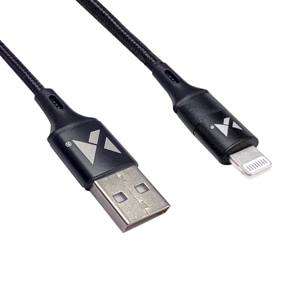 Wozinsky USB - Lightning-kabel 2,4A 1m svart (WUC-L1B)