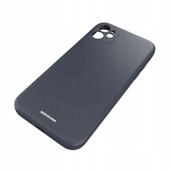Spacecase Silikonfodral För Iphone 11 Svart Skydd