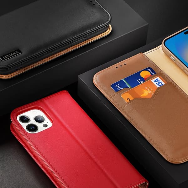DUX DUCIS CASE CASE COVER COVER TIL IPHONE 14 PRO BROWN