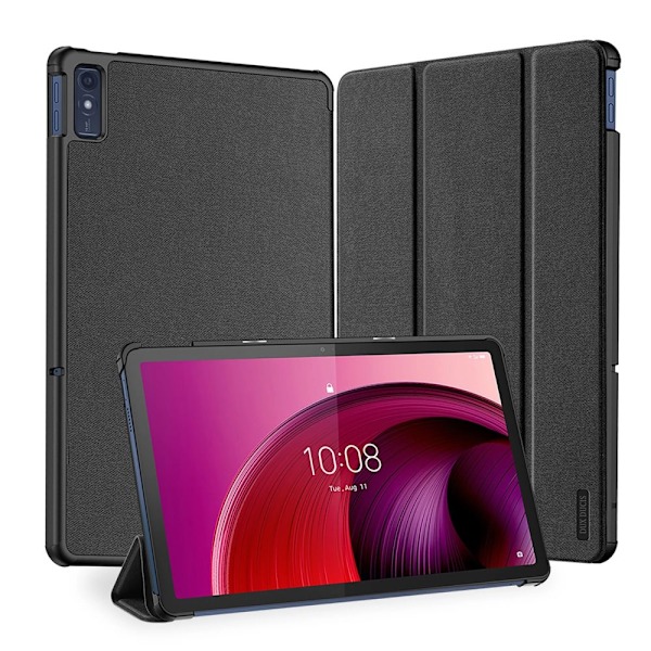 Dux Ducis Domo smart soveveske til Lenovo Tab M10 10.6 nettbrett - svart