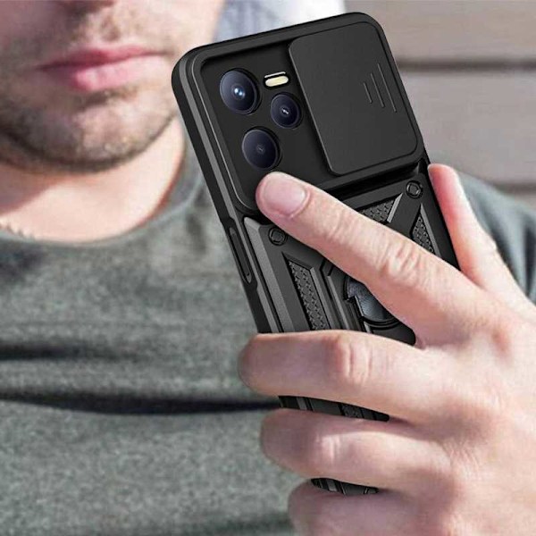 Spacecase Case Cover Till Realme C35 Narzo 50A Prime Black