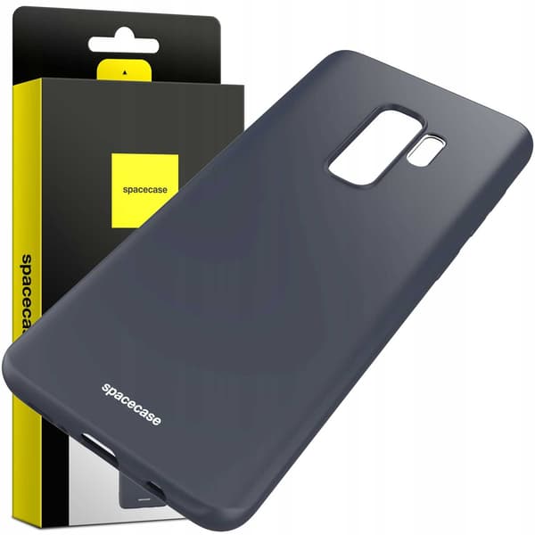 Spacecase Silikonfodral För Galaxy S9+ Svart Skydd