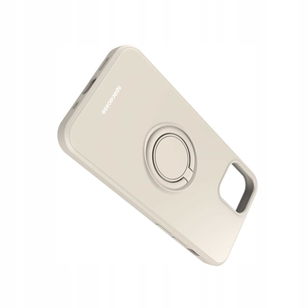 Spacecase Silikon Ringfodral För Iphone 12 Mini Bone Color