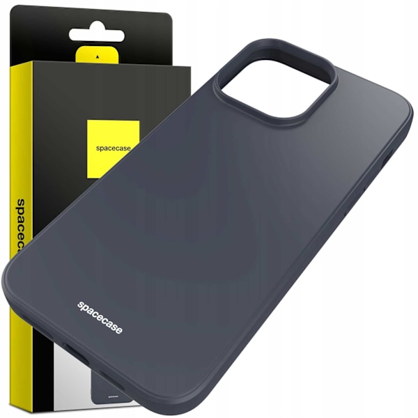 Spacecase Silikonfodral För Iphone 12 Pro Max Black Protective
