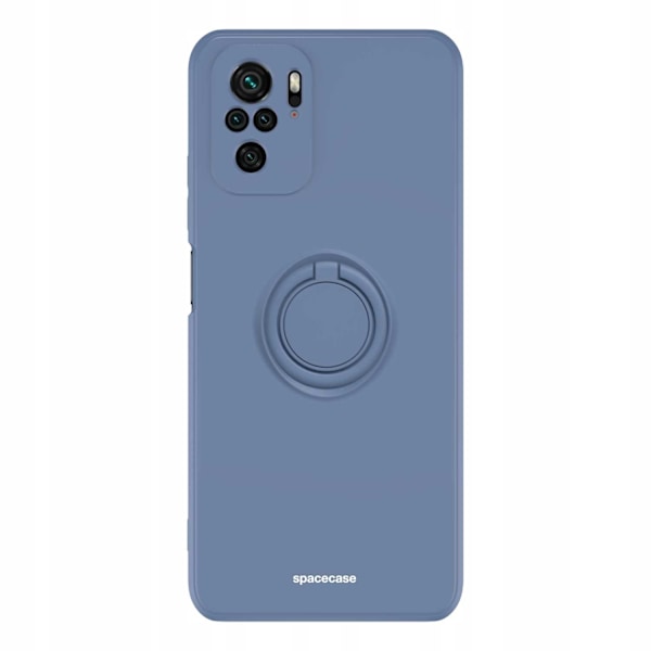 Spacecase Silikonecase Ring För Xiaomi Redmi Note 10 10S Blå